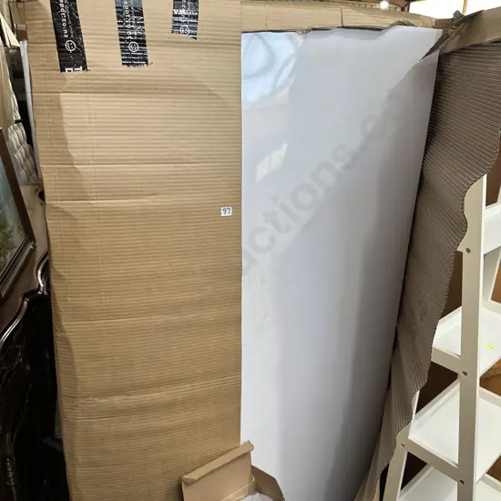 New shower walls and drain