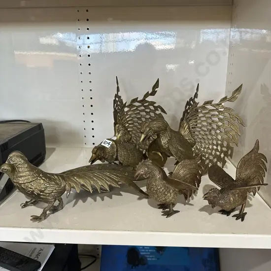 Brass Cocks & Pheasants
