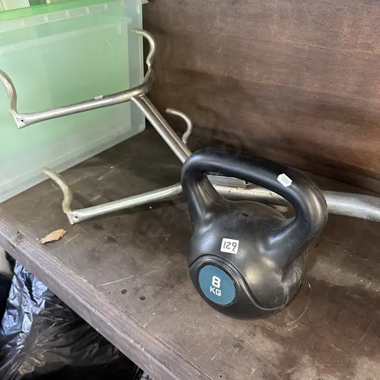 Bell weight and bike rack