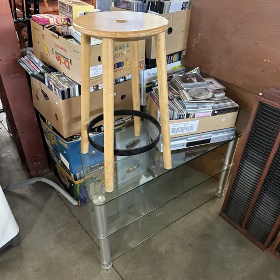 Bar stool and TV stand