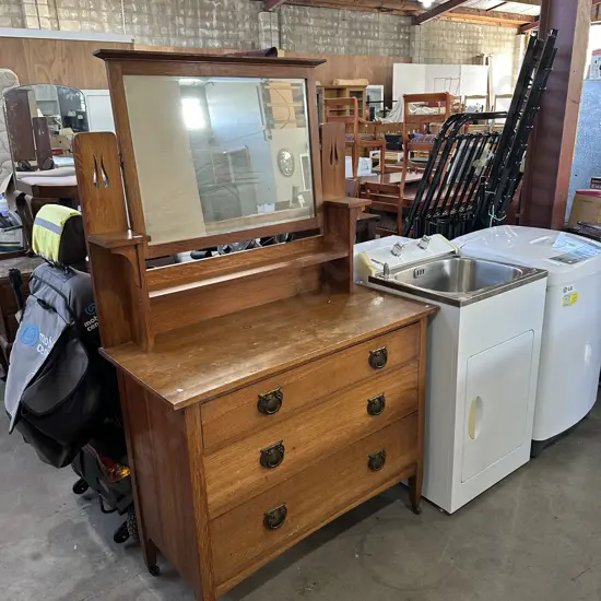 Solid Oak Arts & Craft dresser
