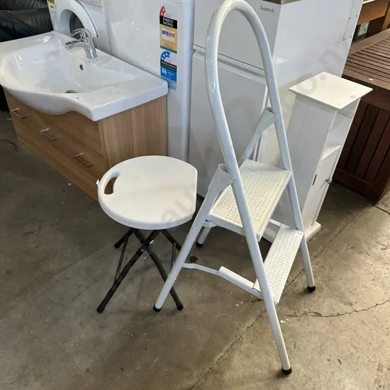 Side table and step stool