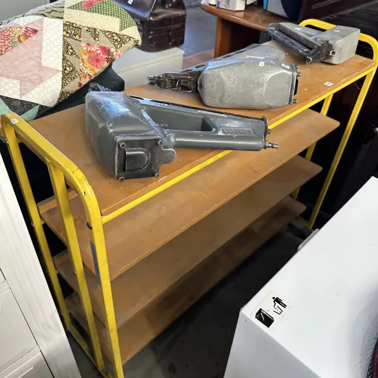 Rolling garage shelf