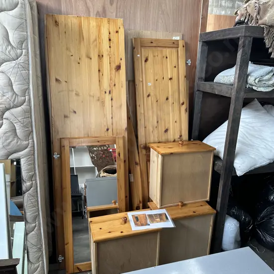 Pine wardrobe (disassembled)