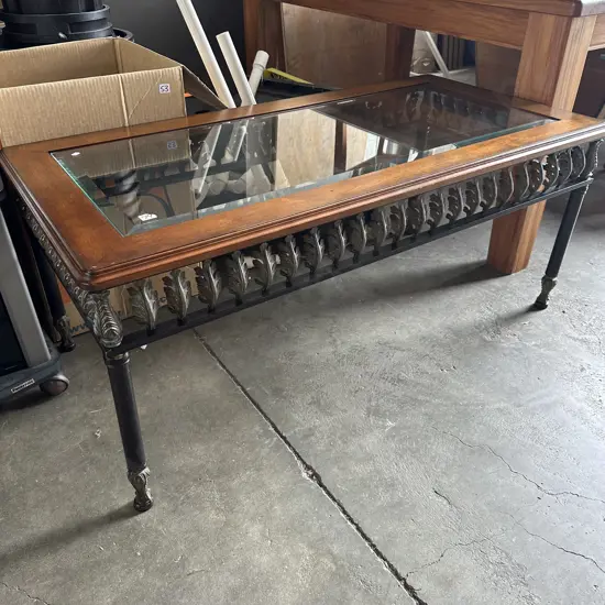 French patterned coffee table