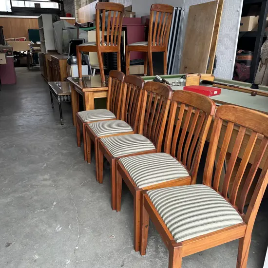 Matai dining chairs set of 6  (plus 1 extra)