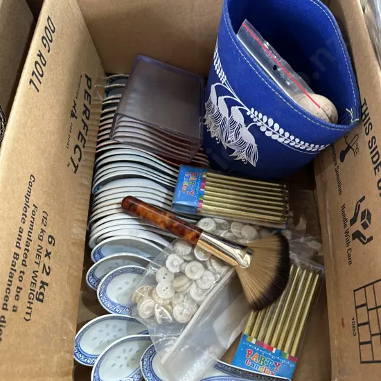 Chinese broth spoons etc