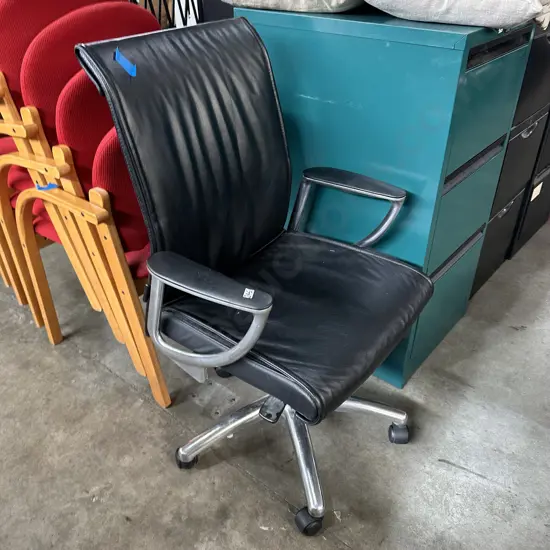 Leather office chair