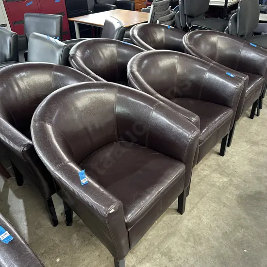 6 tub chairs (some damage)