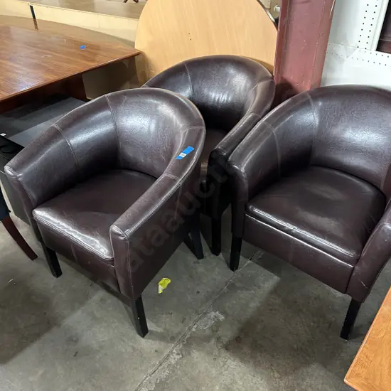 3 tub chairs
