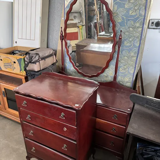 2pc bedroom suite - solid wood