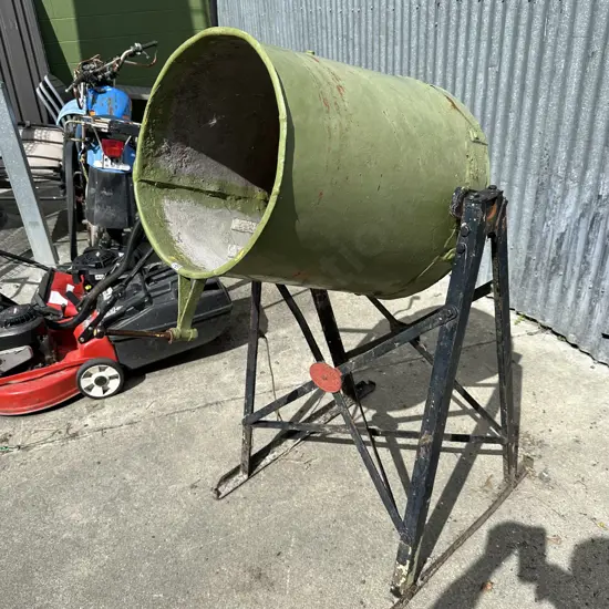 Vintage concrete mixer