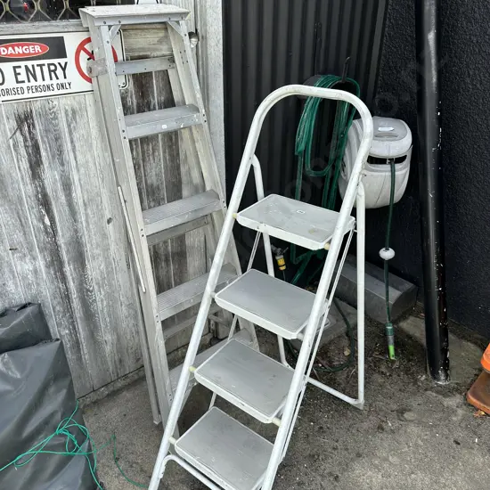 Alum ladder and steps