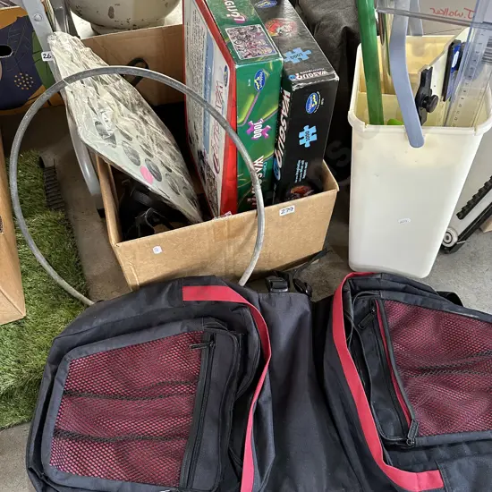 Jigsaws, bike bags etc