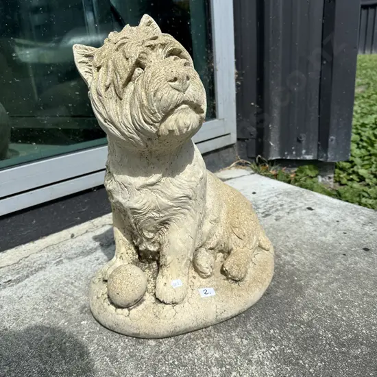 Garden statue Scottie dog 450mm