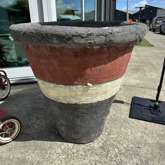 Large hand thrown garden pot  750mm
