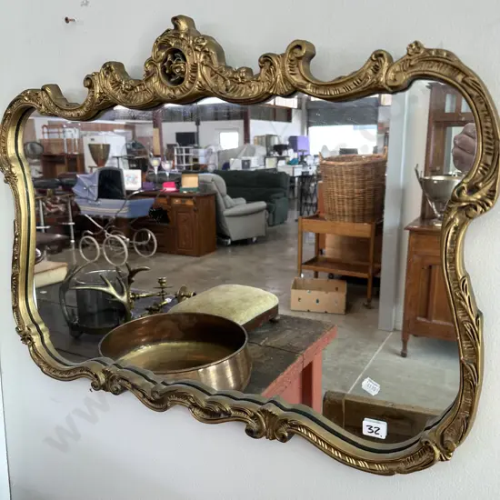 Heavy framed mirror