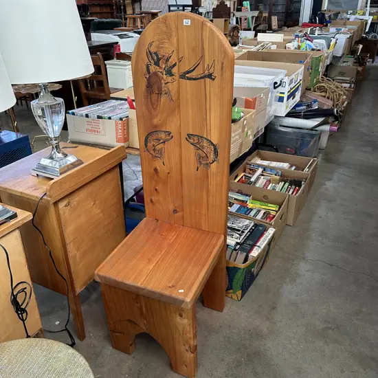 Bespoke hunting lodge chair