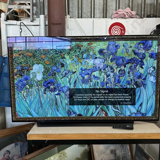 65inch LG smart TV (small scratch on screen)