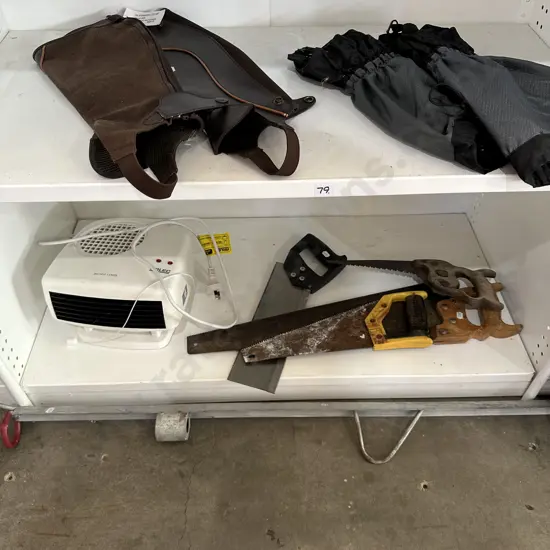 As new Halfchaps, plus gators and tools, rod holder