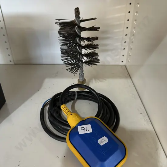 New submersible pump float switch and wire brush