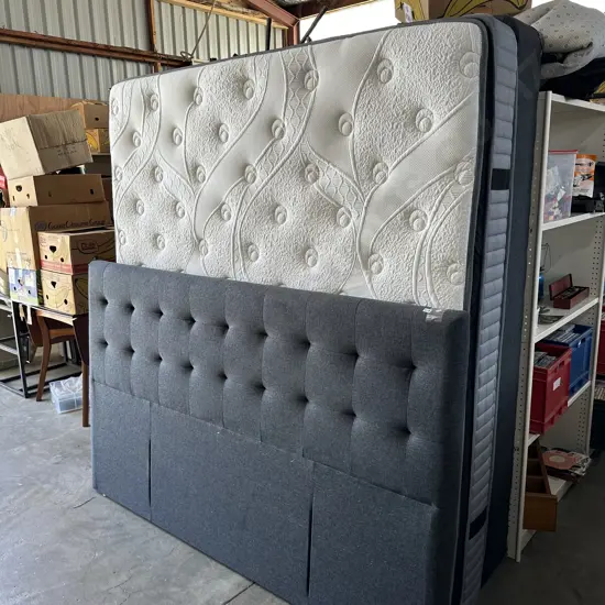 Tidy SuperKing with headboard and split box base