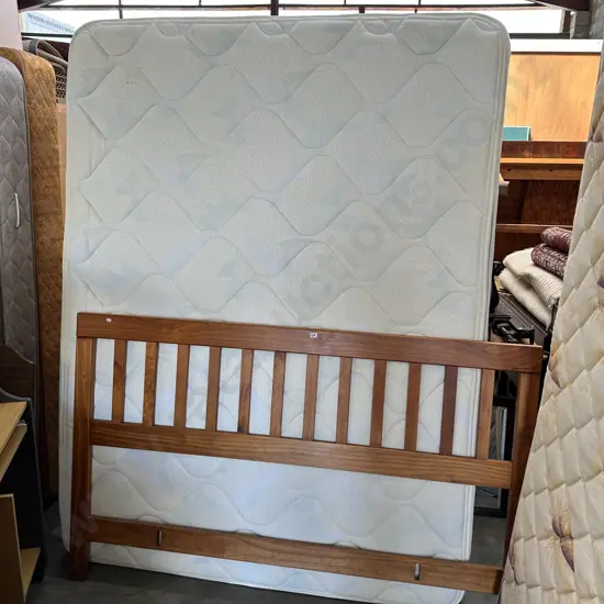 Queen size bed and headboard- tidy