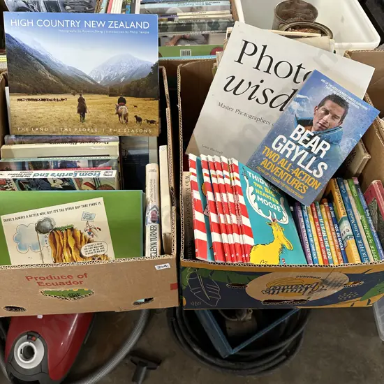 2 box books inc photographic coffee table books