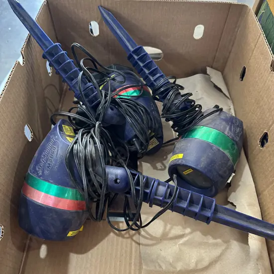 Star shower garden lights