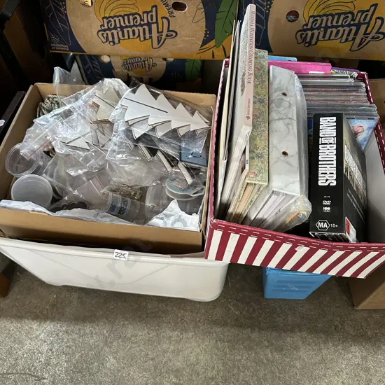 Costume jewellery gear, DVDs etc