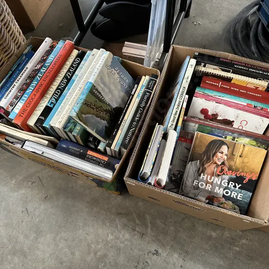 2 box NZ books and cook books