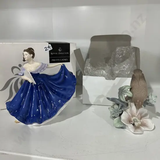 Lladro bird & RD figure boxed