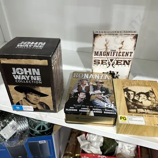 4 boxed Western DVD sets