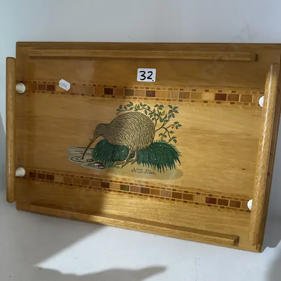 Kiwiana wooden tray