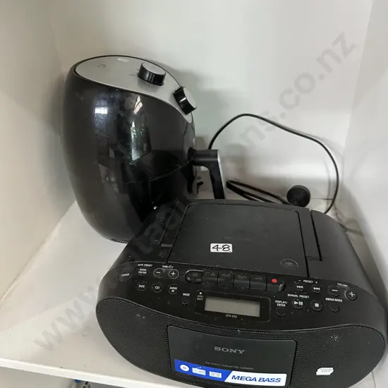 CD player and air frier
