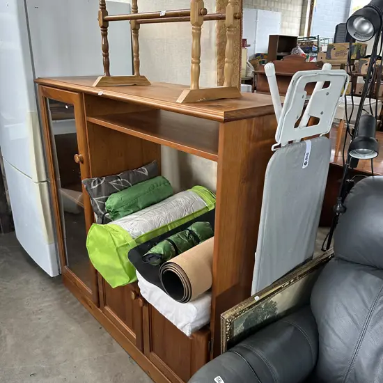 TV unit, iron board, lamp and picture