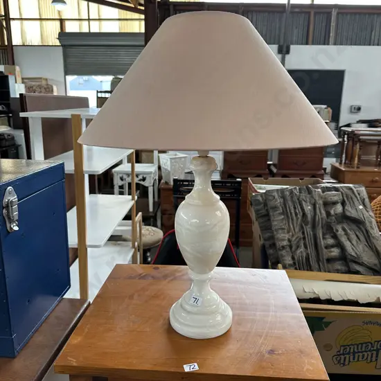 Alabaster lamp