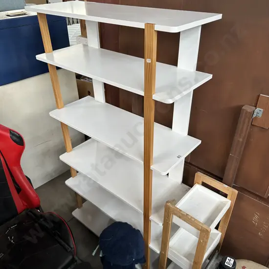 Bookshelf and bathroom stand