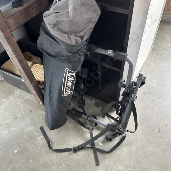 Camping chair and bike rack