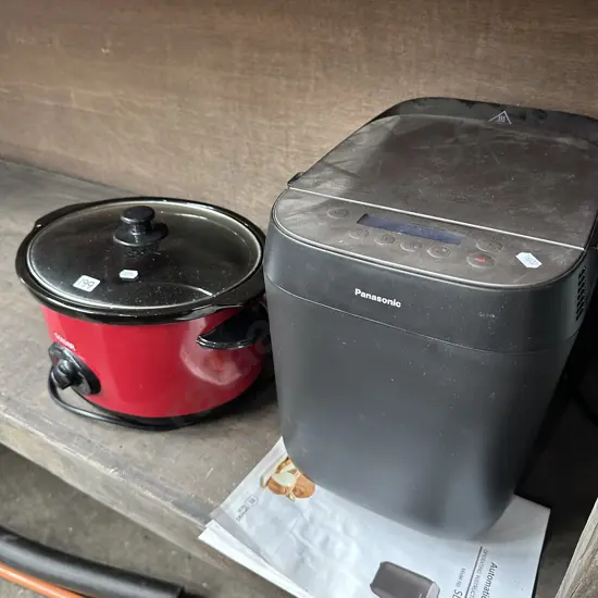 Bread maker and slow cook