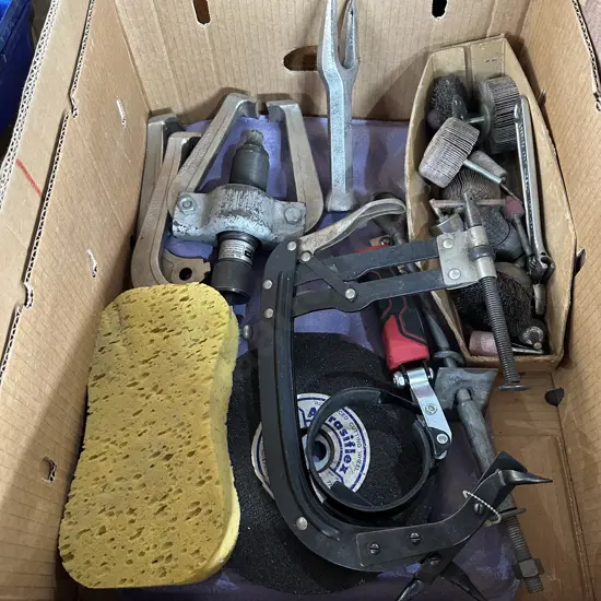 Pulleys and disc bits etc