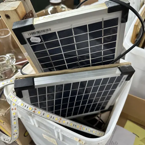 Bucket of solar gear