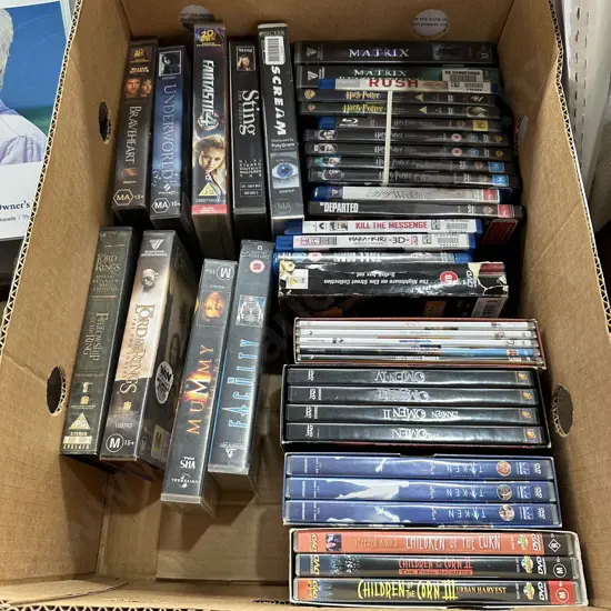 DVDs and VHS