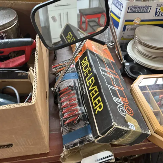 Mirror and suspension