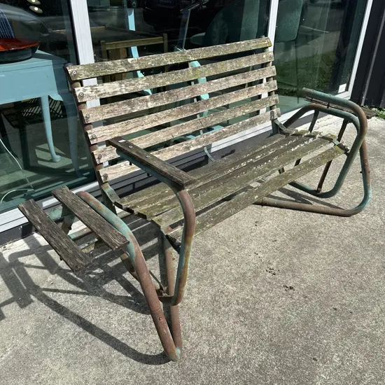 Swing garden seat - needs a little love