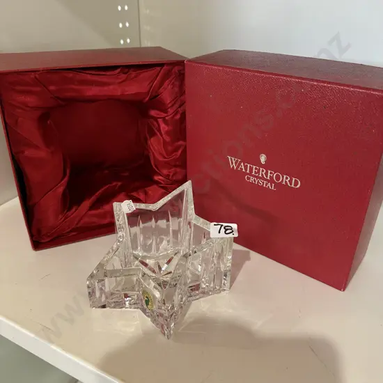 Waterford crystal candle holder