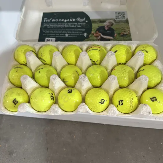 18 golf balls