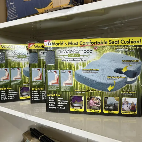 3 as new bamboo cushions