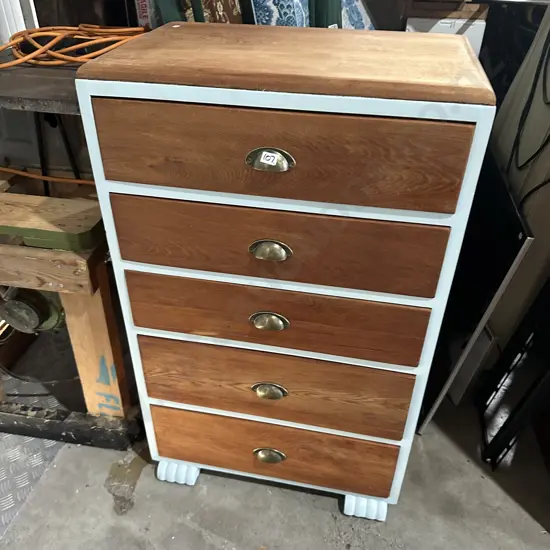 Restored Rimu chest of drawers