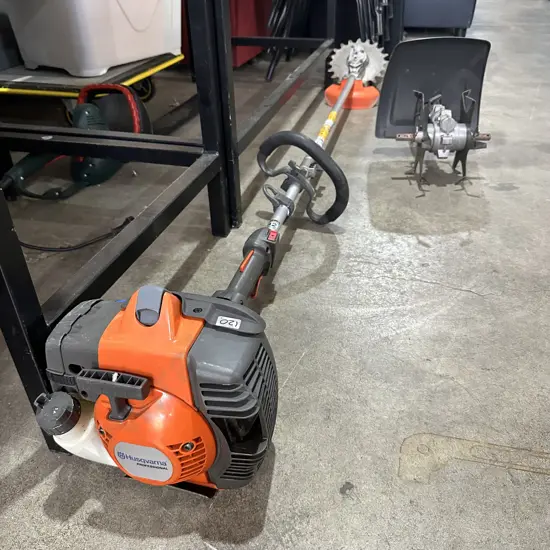 Husqvarna Professional 535LK with Scrub cutter & Cultivator attachments (recently serviced)